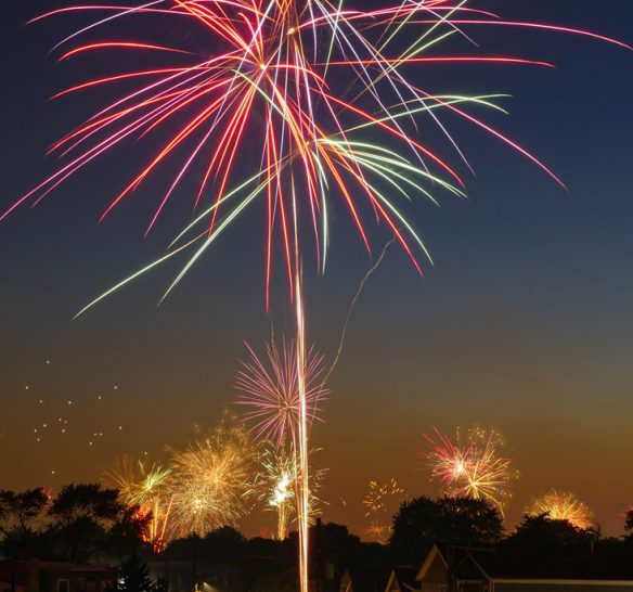 Backyard Fireworks 2020